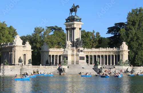 fountain in Madrid spain