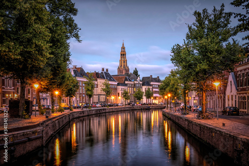 the Hoge der Aa in the city of Groningen. The Netherlands photo