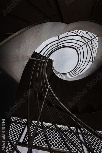 Photography spiral staircase