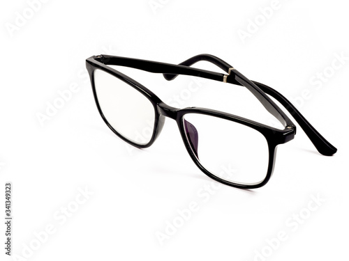 Glasses isolated over the white background. with clipping path.
