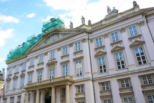 Photography BRATISLAVA, SLOVAKIA - MAY 9, 2019: Street view in downtown