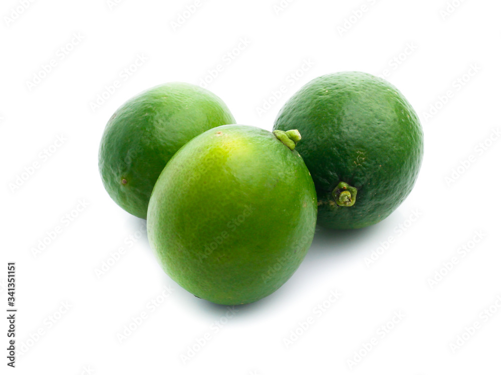Lime isolated on white background Lime isolated on white background