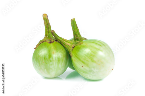 Wallpaper Mural eggplant isolated on white background Torontodigital.ca