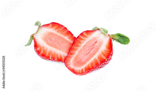 strawberry isolated on white