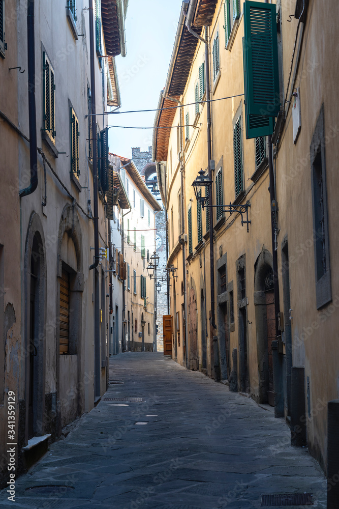 Bibbiena, historic city in the Arezzo province