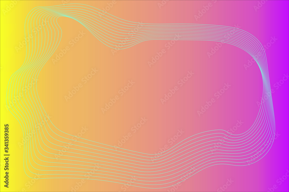 Abstract background with a frame of lines in the form of a wave. For cards and invitations. Abstract background with a frame of lines in the form of a wave. For cards and invitations.
