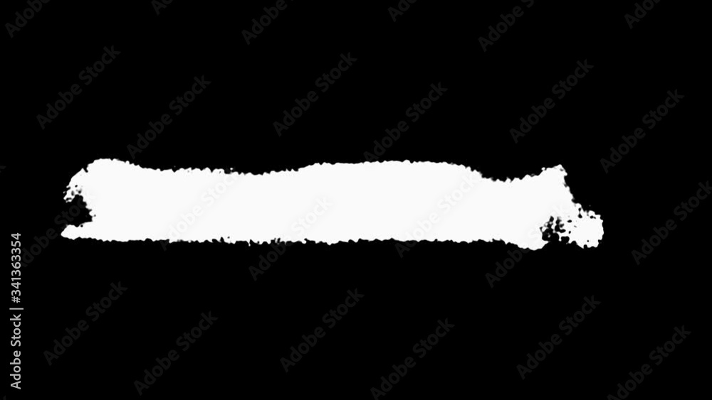 Ink Splatter And Stains Brushes Patterns Animation Effect/ 4k animation of a pack of abstract ink paint splatter and stains brushes patterns on white background