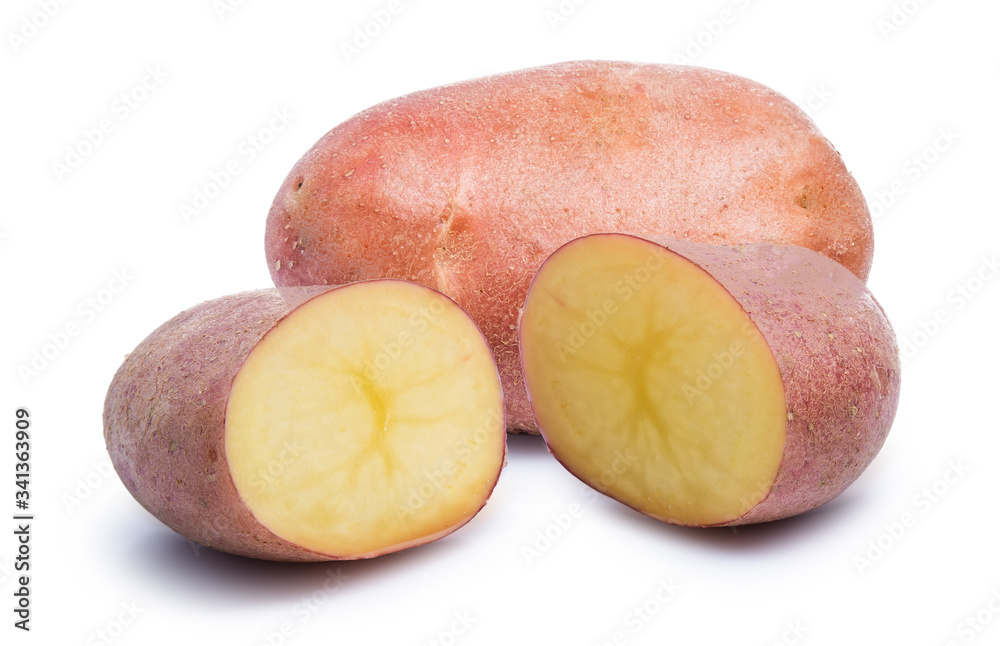 rocco red potato isolated on white background rocco red potato isolated on white background