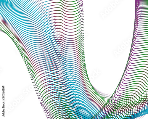 Abstract background blend wave line design for Wallpaper, Banner, Background, Card, Book Illustration, landing page