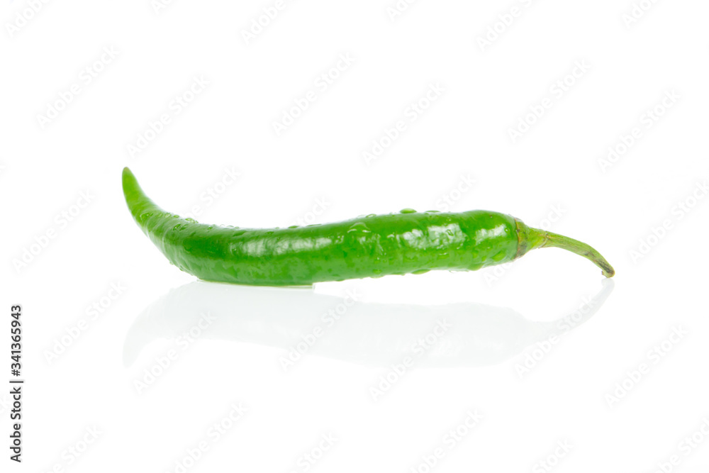chilli isolated on white background