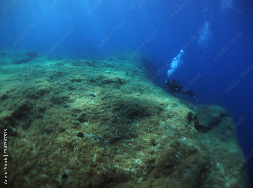 Fototapeta premium Scuba Diving Malta Gozo Comino