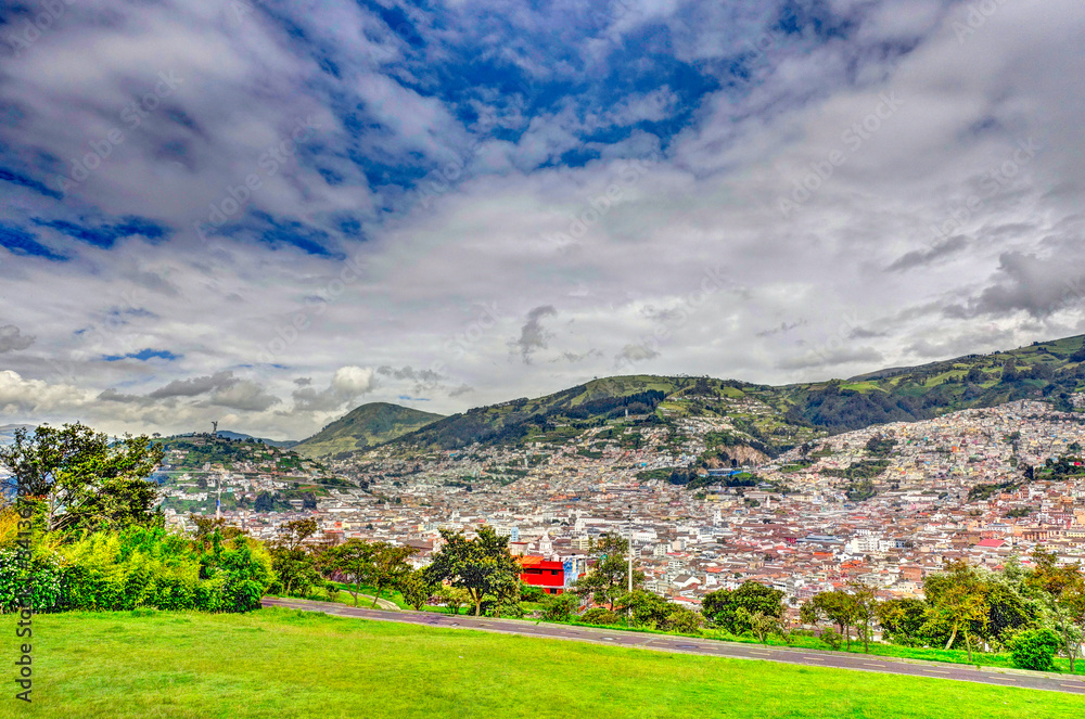 Quito from Itchimbia Park, Ecuador