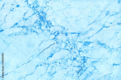 Blue pastel marble floor texture background with high resolution, counter top view of natural tiles stone in seamless glitter pattern and luxurious.