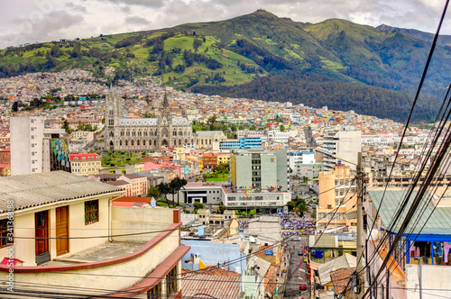 Quito from Itchimbia Park, Ecuador photo