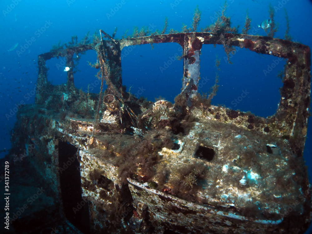 Naklejka premium Scuba Diving Malta Gozo Comino