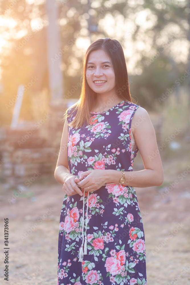 portrait of young cheerful asian woman, portrait of young cheerful asian woman,