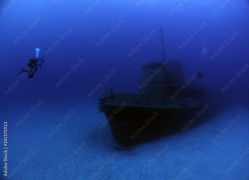 Obraz premium Scuba Diving Malta Gozo Comino
