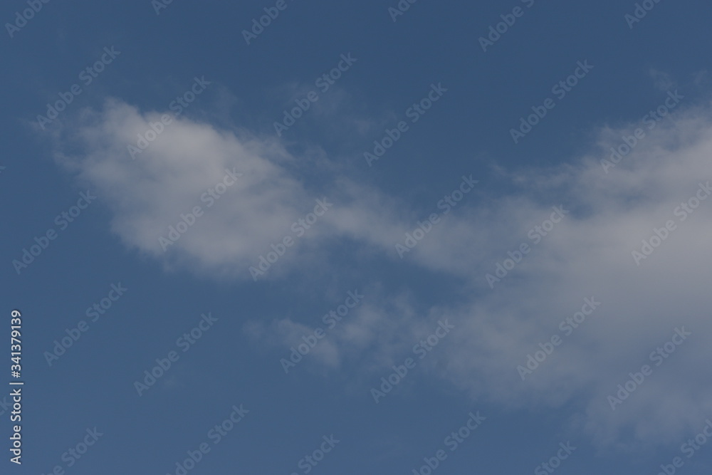Blue Sky with White Clouds, Nature Background. Blue Sky with White Clouds, Nature Background.