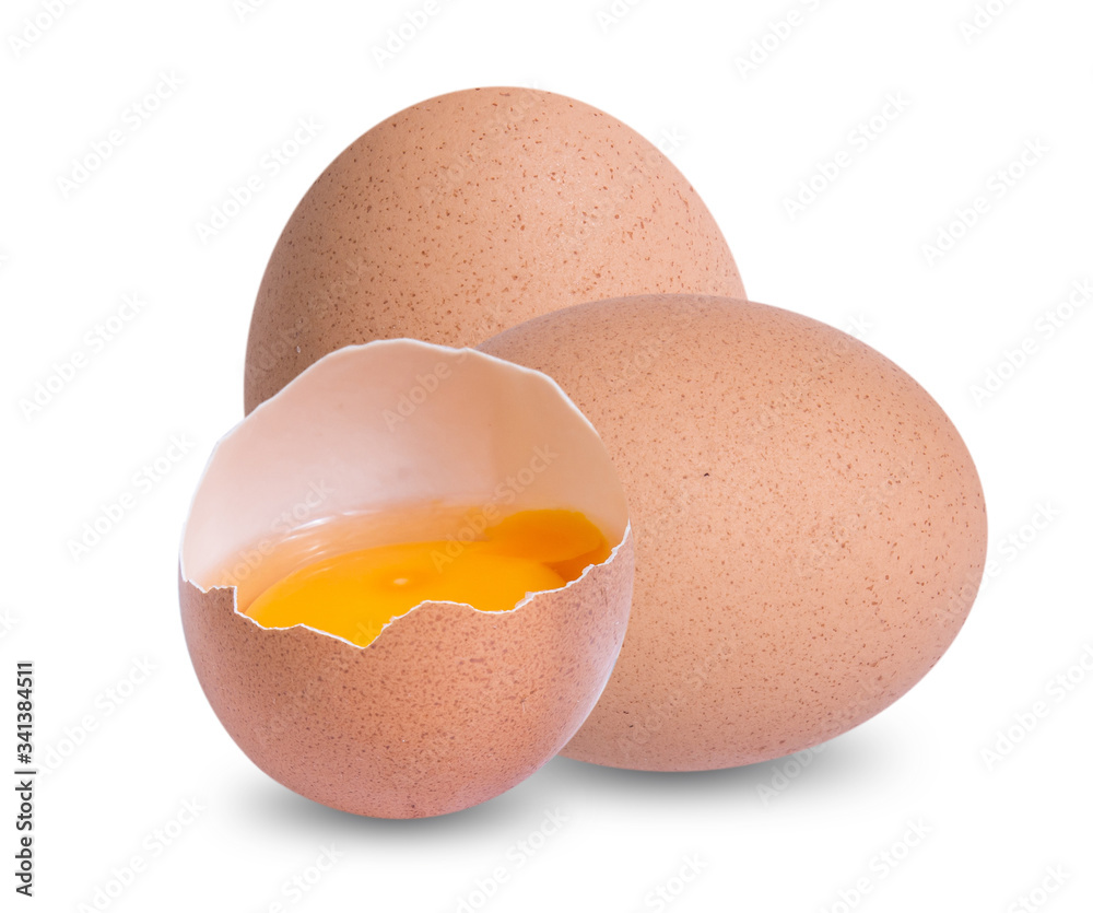 egg chicken isolated on white background egg chicken isolated on white background