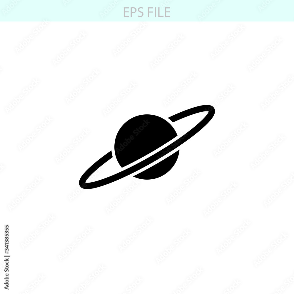 Planet icon. EPS vector file Planet icon. EPS vector file