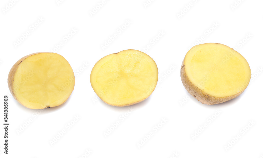 potato isolated on white background potato isolated on white background