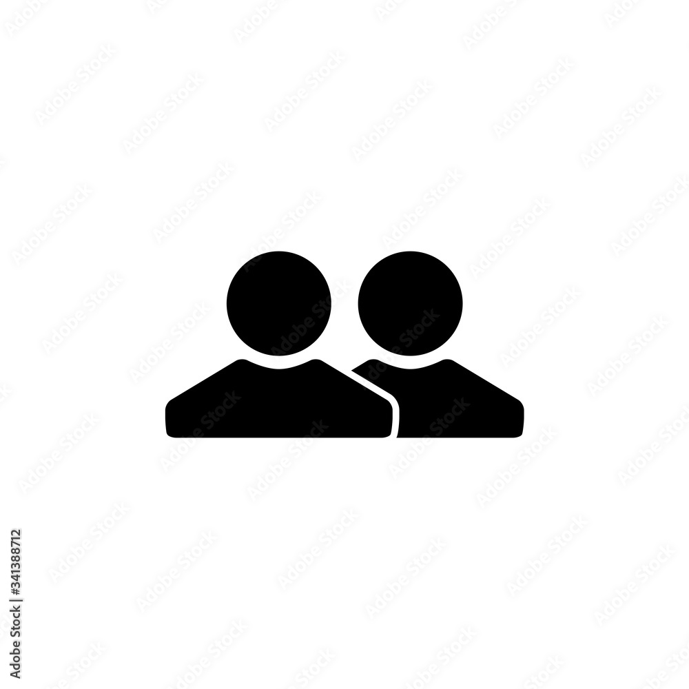 People Connection Vector Design Icon Template People Connection Vector Design Icon Template