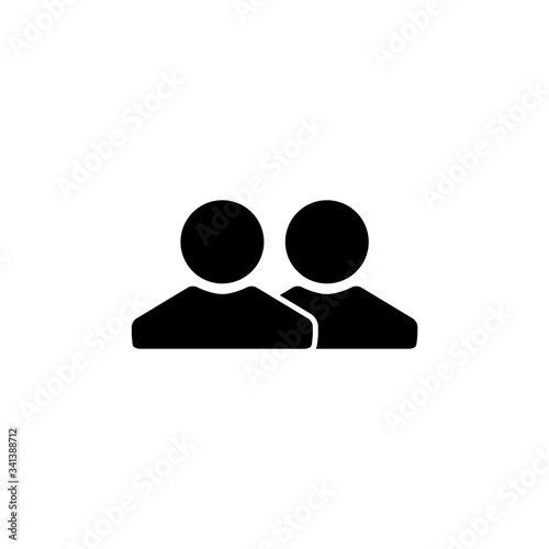 People Connection Vector Design Icon Template