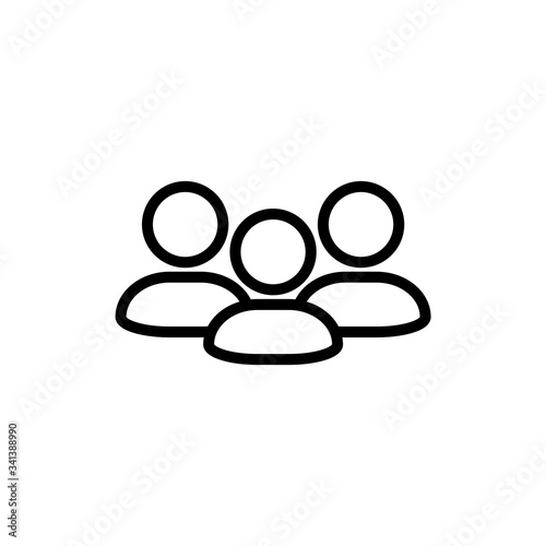 People Connection Vector Design Icon Template