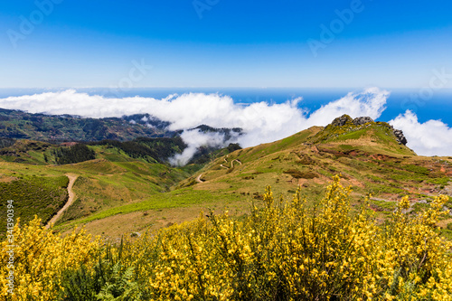 Portugal, Madeira, Scenic sight from Lombo do Mauro viewpoint photo