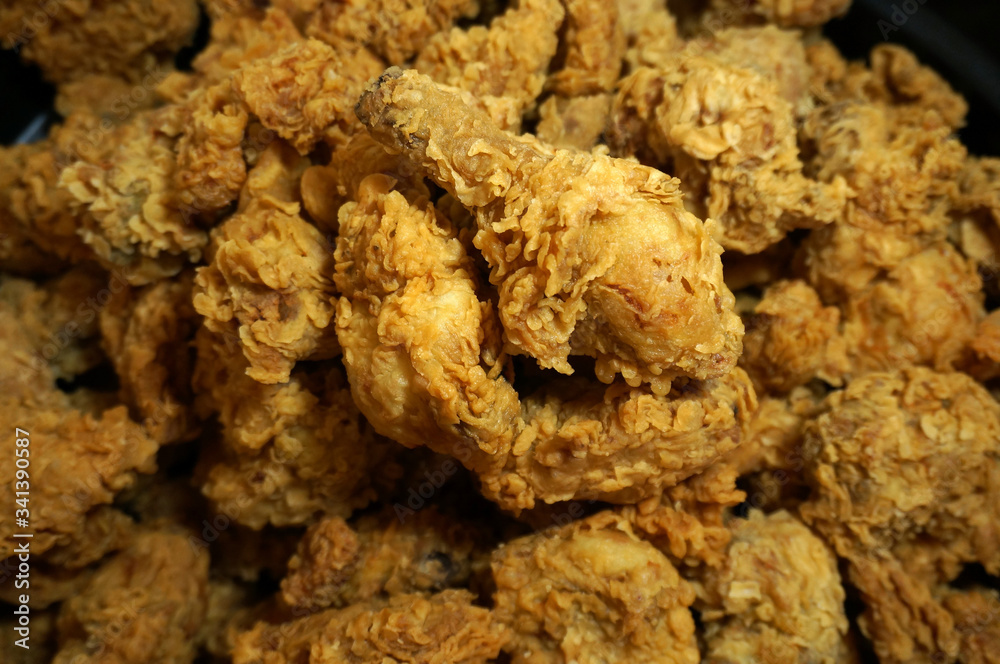 Super Crispy Fried Chicken. Made with buttermilk, chicken, hot sauce