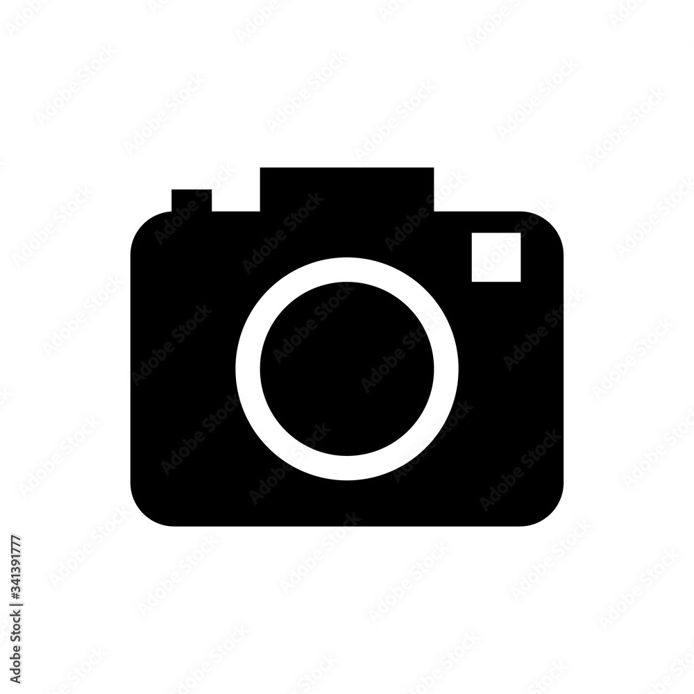 Camera icon. Photography sign. Line design. Camera icon. Photography sign. Line design.