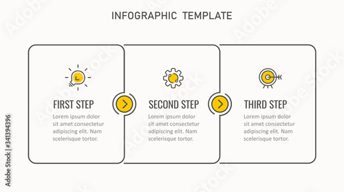 Vector infographic template