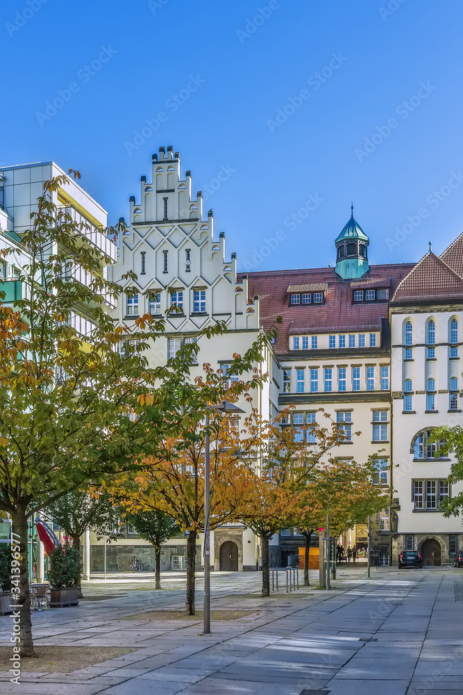 Square in Chemnitz, Germany