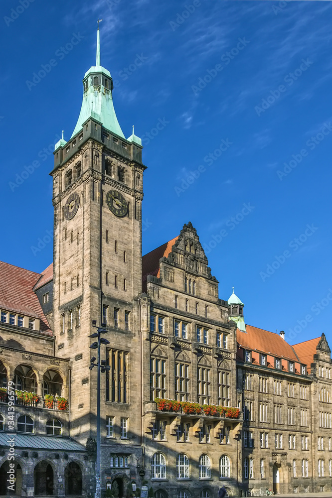 New Town Hall, Chemnitz, Germany