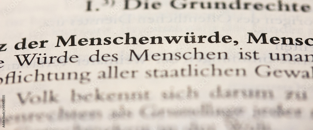 Art. 1 GG Menschenwürde Grundgesetz Art. 1 GG Menschenwürde Grundgesetz