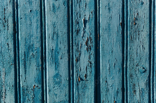 Old vintage wooden blue background © Andreshkova Nastya