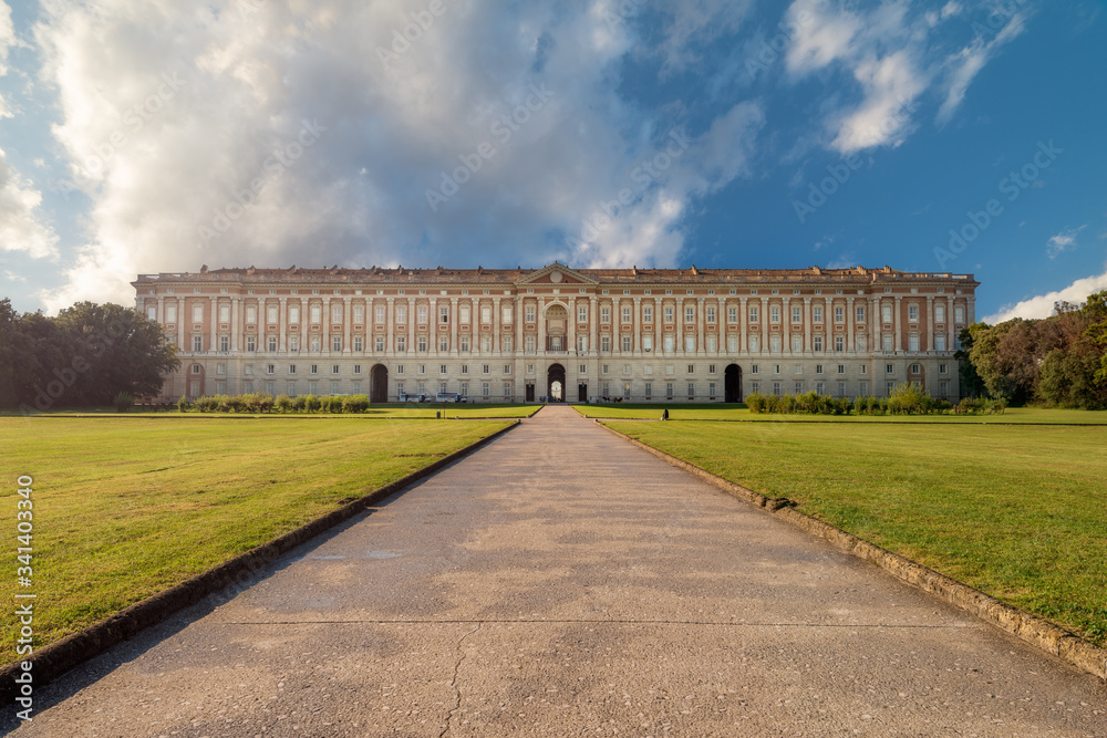 Foto de The Royal Palace in Caserta (Reggia di Caserta) Italy. Entrance of the The Royal Palace