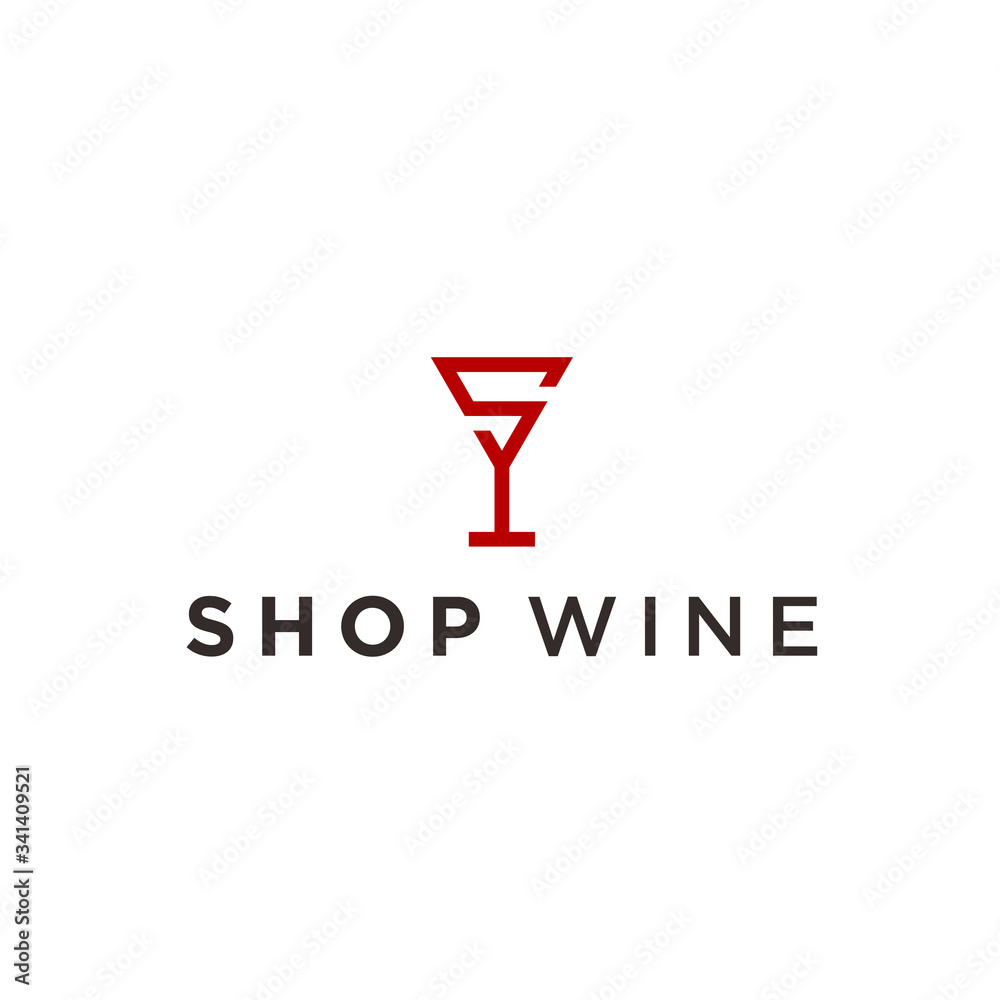wine shop logo vector designs wine shop logo vector designs
