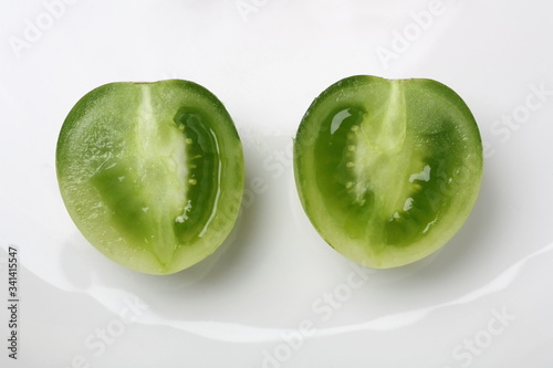 完熟のグリーントマト