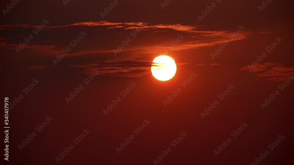 Sunset Timelapse, Sunrise, Sky View at Sundown in Summer, Time Lapse Sunset Timelapse, Sunrise, Sky View at Sundown in Summer, Time Lapse