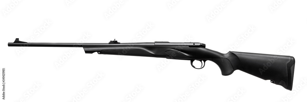 Gun rifle isolated on white Gun rifle isolated on white