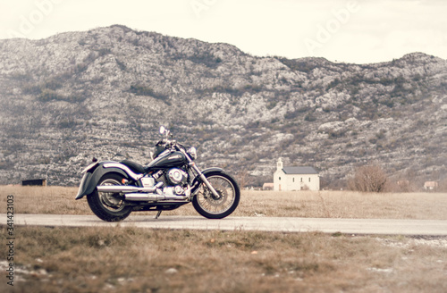 motorcycle on the road