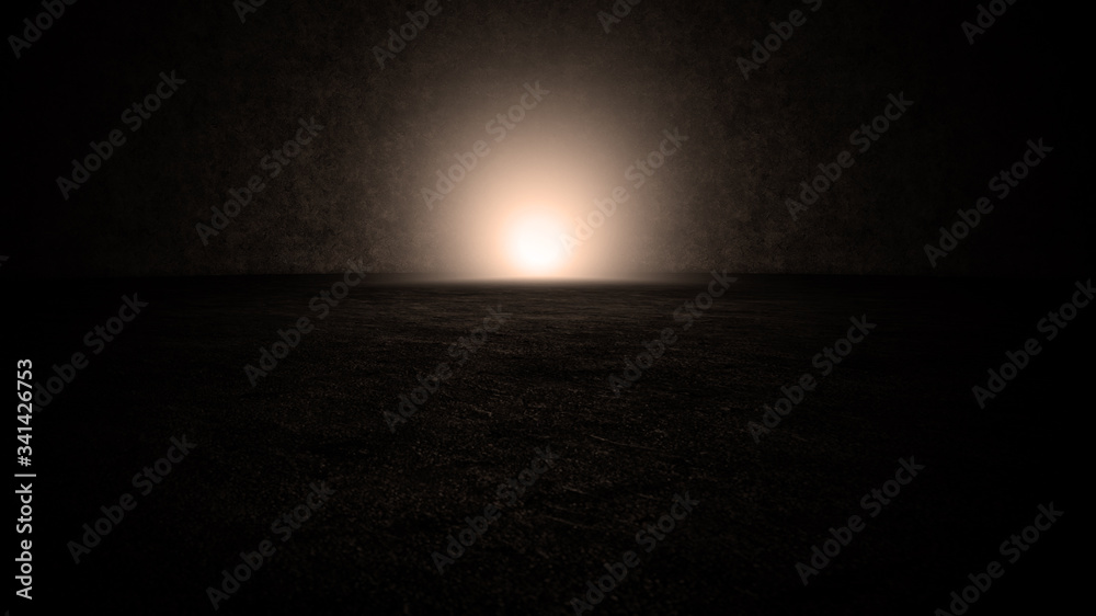 3d rendering of a dark scene with futuristic lights abstract 3d rendering of a dark scene with futuristic lights abstract