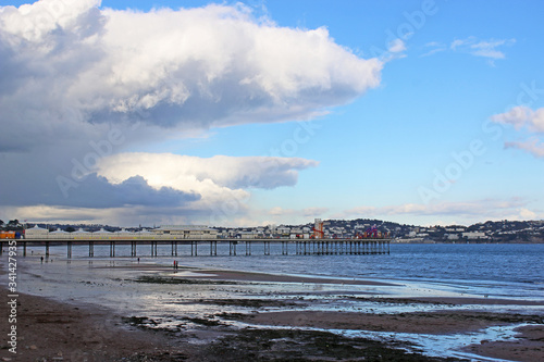Paignton Pier and beach, Torbay 