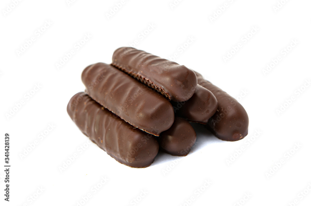 chocolate sticks isolated chocolate sticks isolated
