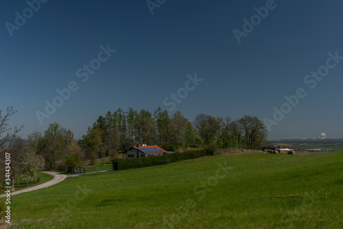 Vodnanske Svobodne Hory village in spring color day