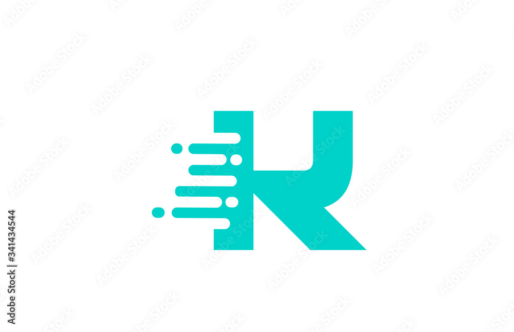 green K alphabet letter logo icon for business and company green K alphabet letter logo icon for business and company