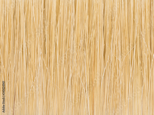Canvas-taulu Natural bristle brush. Abstract background. Brown pile.