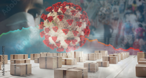 virus face protection young...