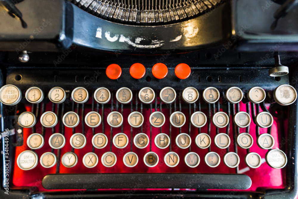historic german typewriter torpedo typewriter
